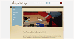 Desktop Screenshot of gospelliving.org